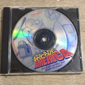 Arcade America (PC, 1995) 7th Level Old School Humor Game Collection RARE CD-Rom
